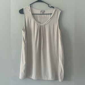 J. Jill Soft Grayish Silver Sleeveless Top
